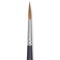 Winsor & Newton Artists' Kolinsky Sable Watercolor Brush - Pointed Round, Short Handle, Size 6